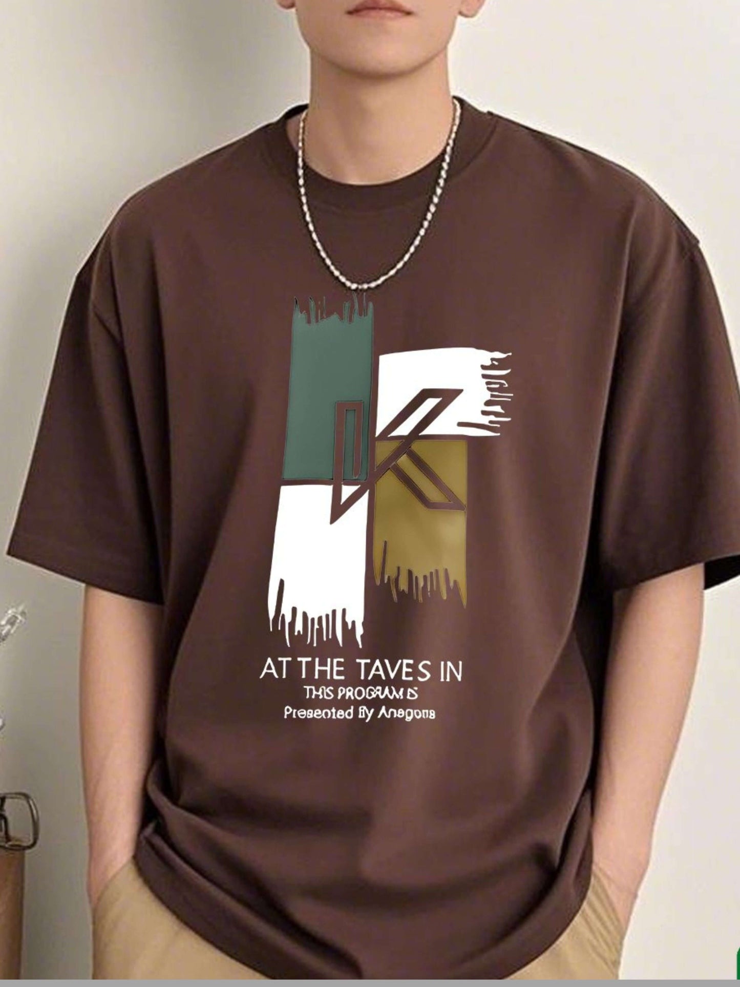 Men's Vintage Cotton Printed T-Shirt - Casual Comfort Style