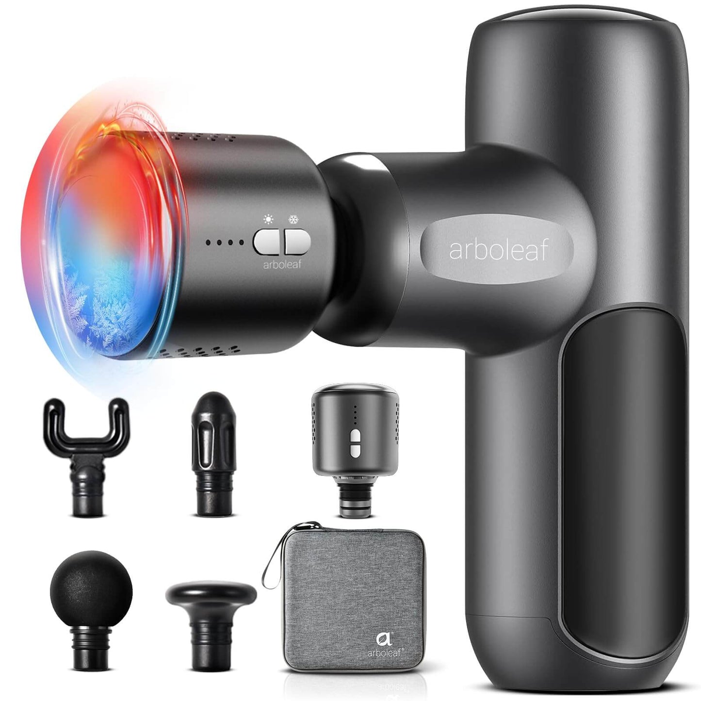 Mini Muscle Gun with Heat & Cool - Quiet Deep Tissue