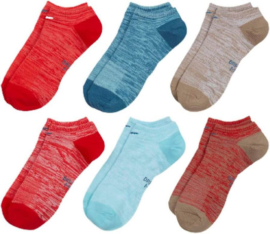 Nike Womens 6-Pack Lightweight No-Show Socks