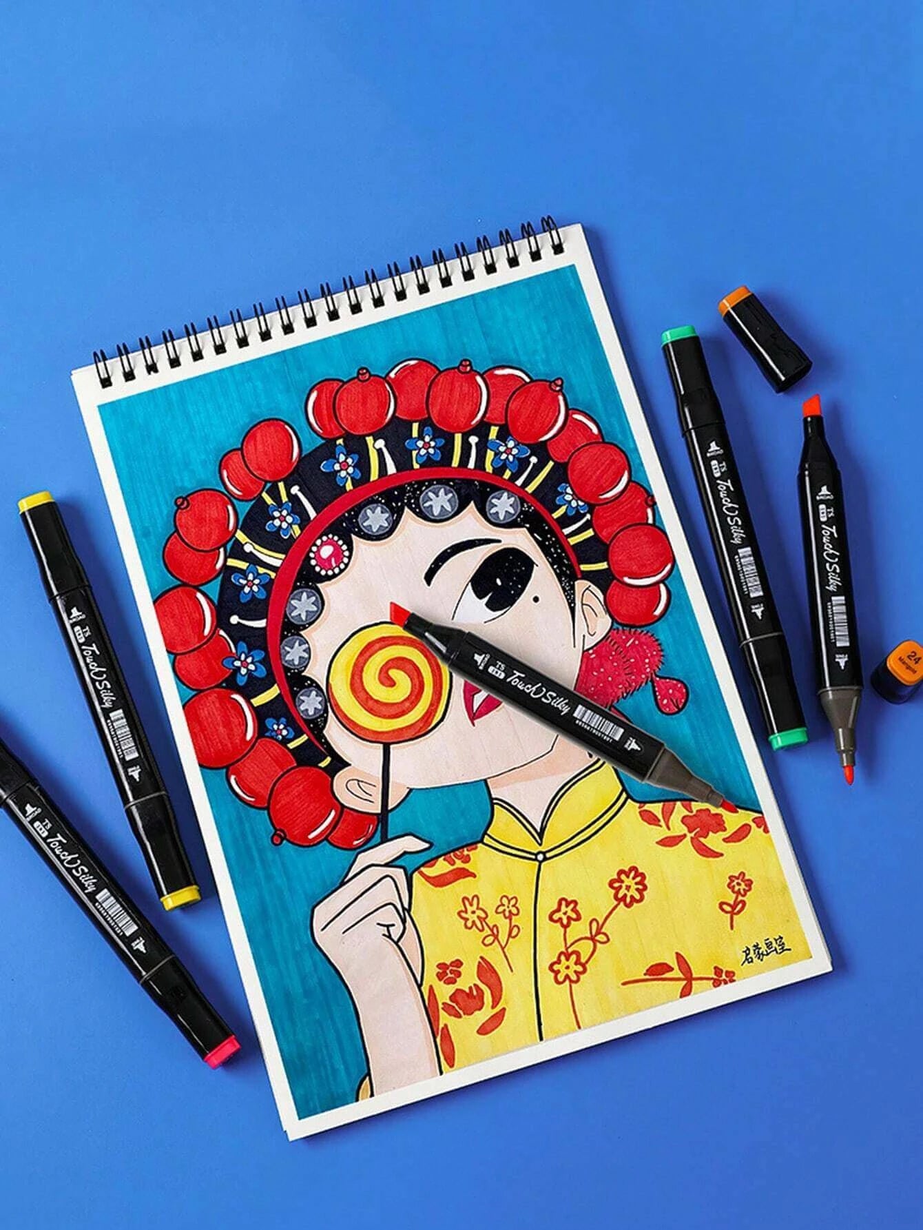 Oil-Based Dual-Tip Marker Set - Waterproof 24-168 pcs