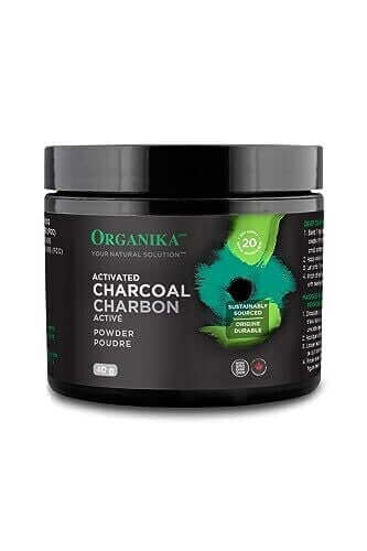 Organica Activated Charcoal Powder for Face & Teeth 40g