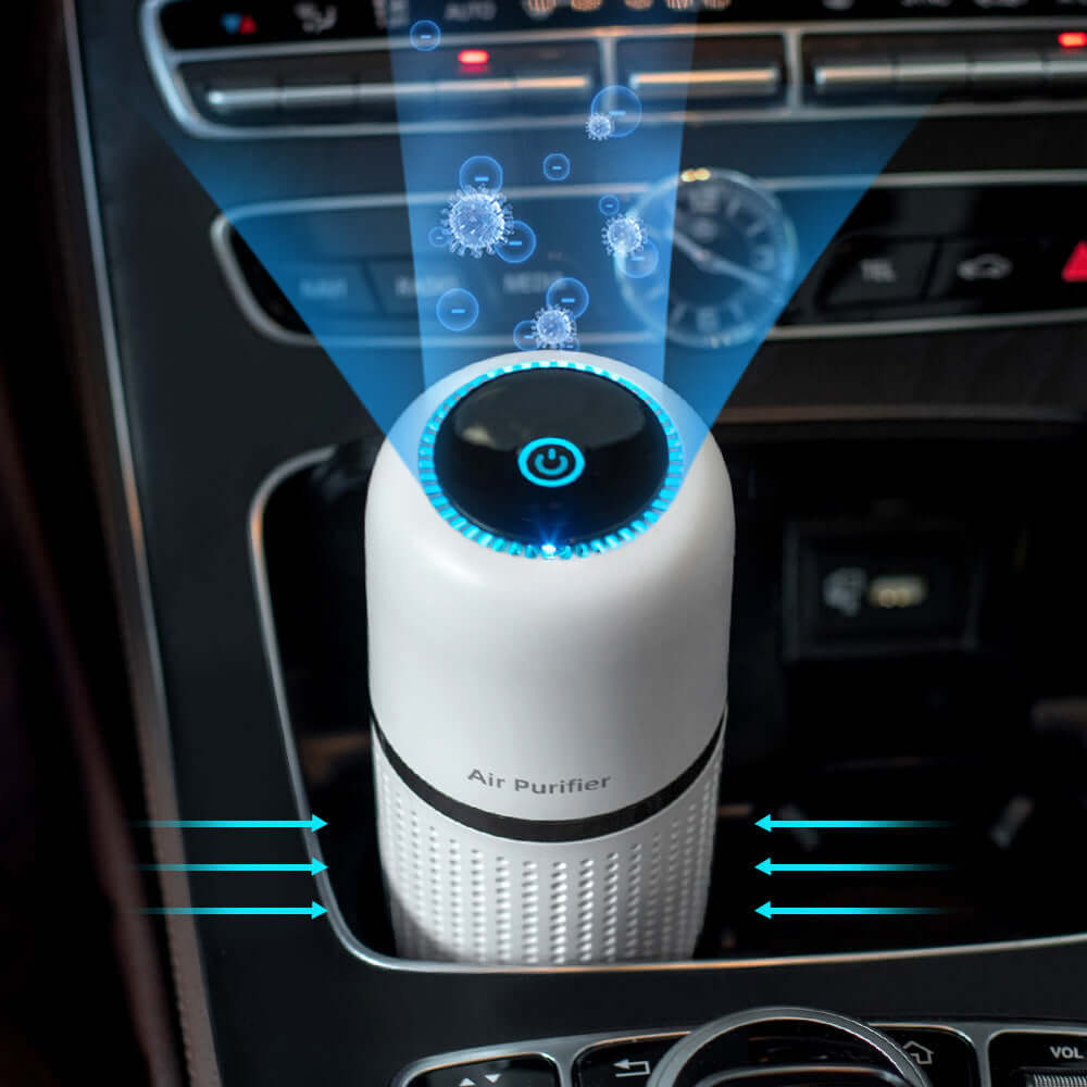 PO2 Mini Car Air Purifier - Formaldehyde & Odor Remover