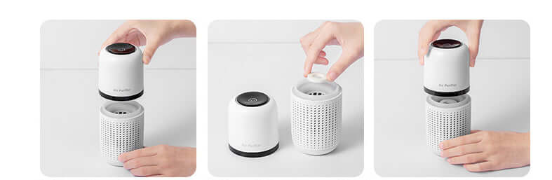 PO2 Mini Car Air Purifier - Formaldehyde & Odor Remover