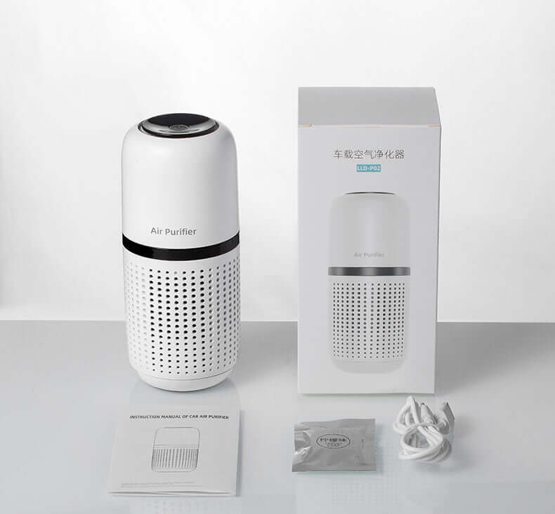 PO2 Mini Car Air Purifier - Formaldehyde & Odor Remover