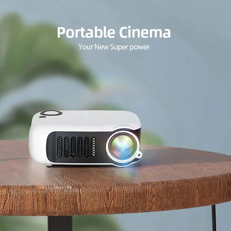 Portable Mini Projector 4K Support for Gaming & HD Movies