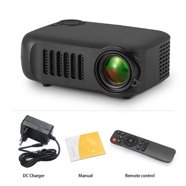 Portable Mini Projector 4K Support for Gaming & HD Movies