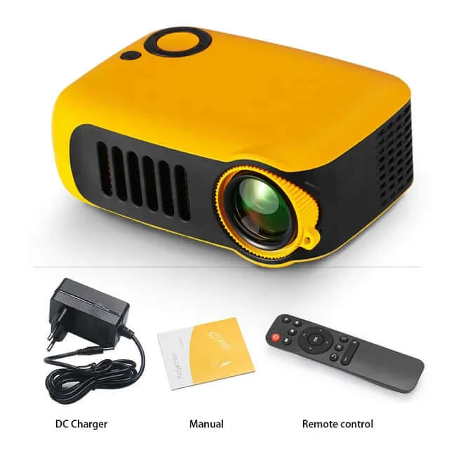 Portable Mini Projector 4K Support for Gaming & HD Movies