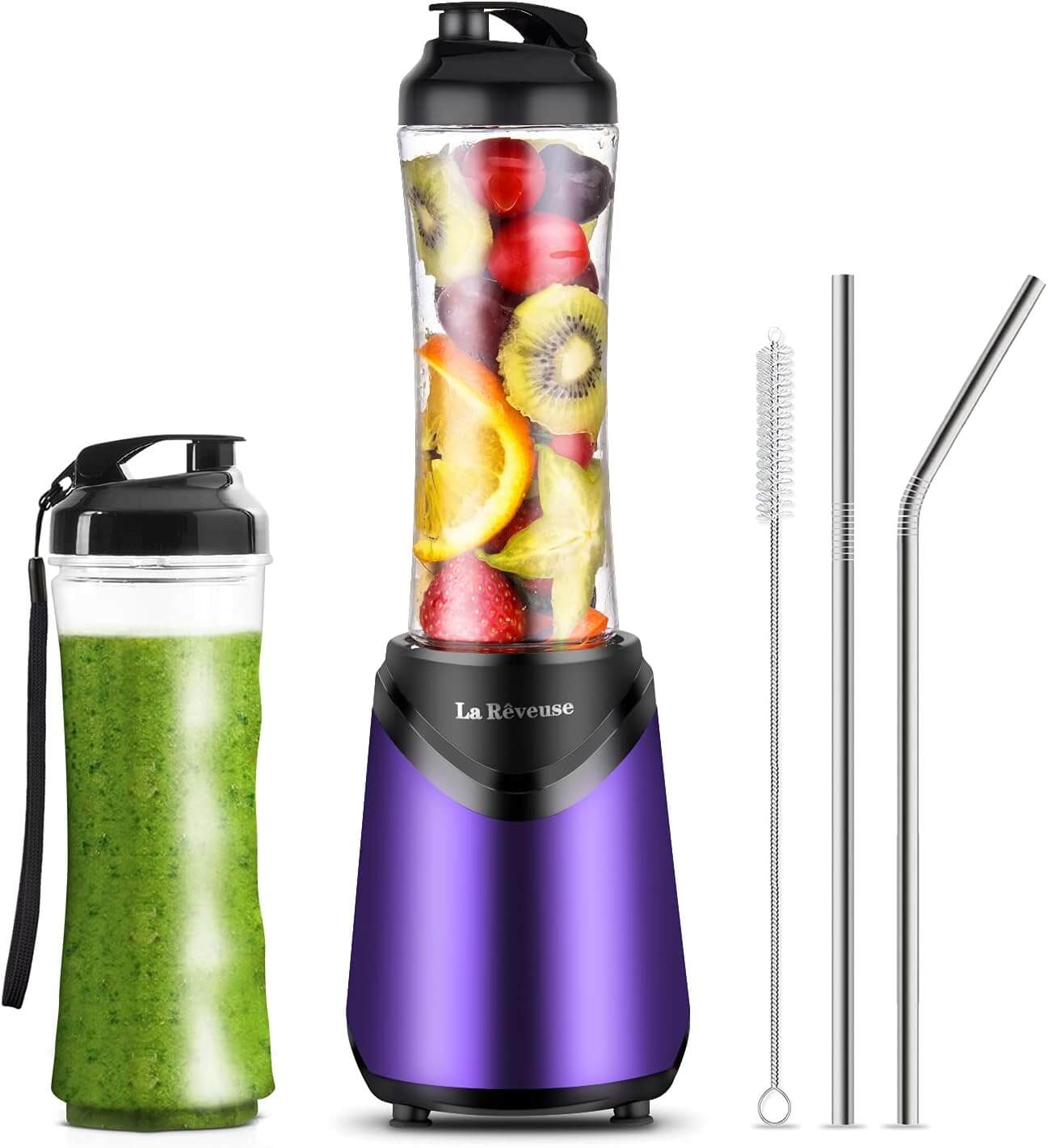 Portable Travel Smoothie Blender 300W - Compact & Powerful
