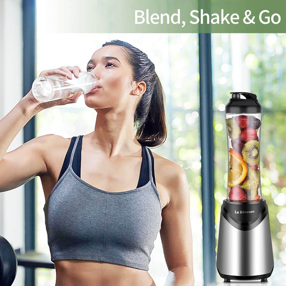Portable Travel Smoothie Blender 300W - Compact & Powerful
