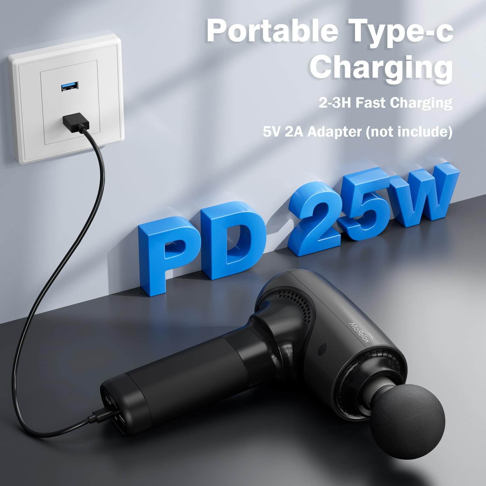 Power Pulse Portable Deep Tissue Massage Gun