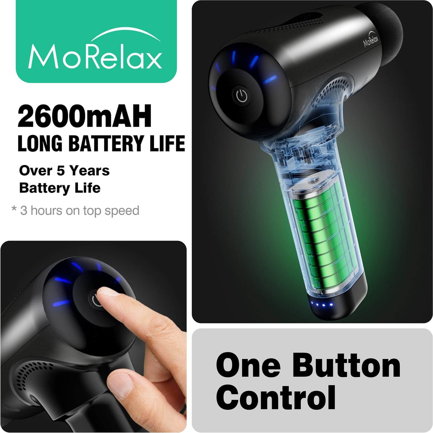 Power Pulse Portable Deep Tissue Massage Gun