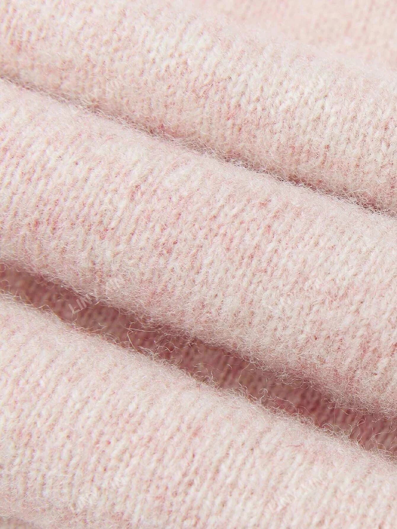 Pure Merino Wool V-Neck Seamless Knit Sweater