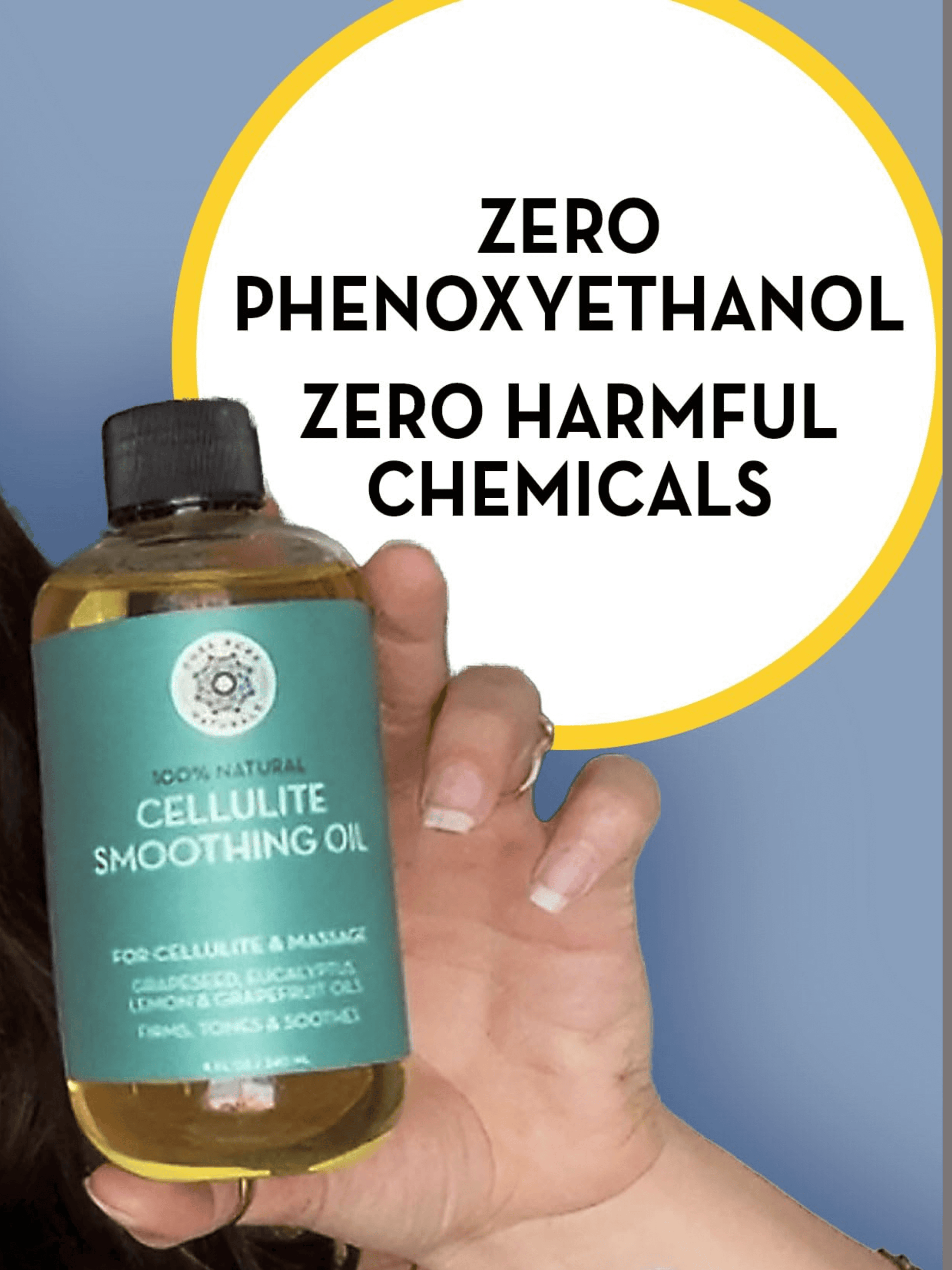 Pure & Natural Massage Oil for Cellulite Body Firming 240ml