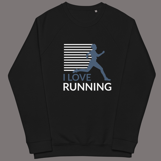 Runners Spirit Cozy Organic Unisex Cotton Sweatshirt