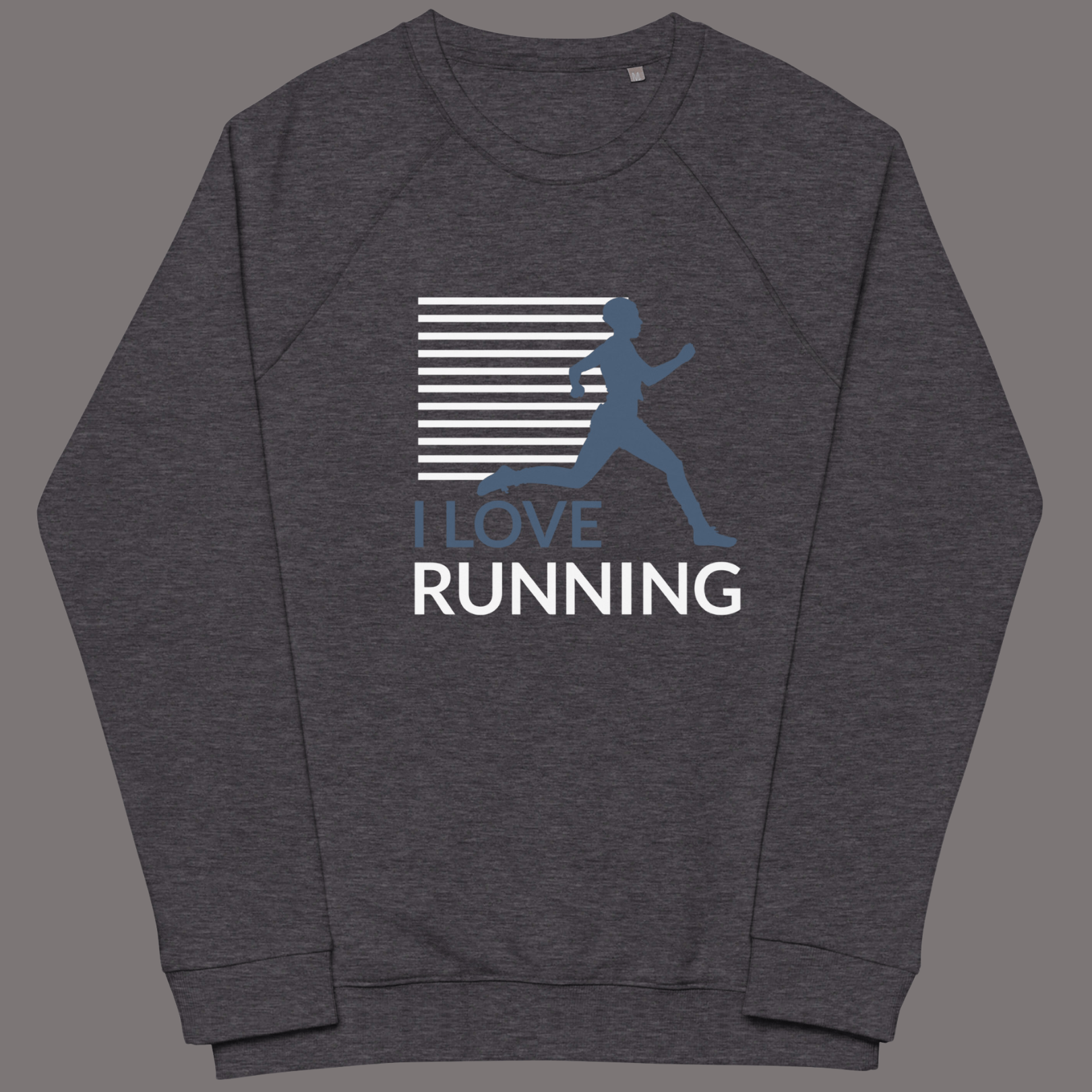 Runners Spirit Cozy Organic Unisex Cotton Sweatshirt