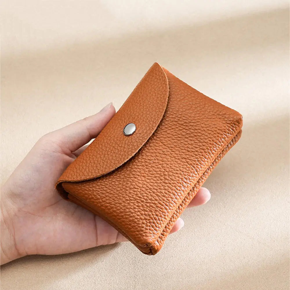 Genuine Leather Small Wallet Card Holder & Coin Purse | GreenLifeHuman Emporium