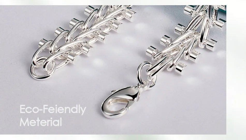 Chic & Elegant Sterling Silver Double Round Bead Chain Necklace | GreenLifeHuman Emporium