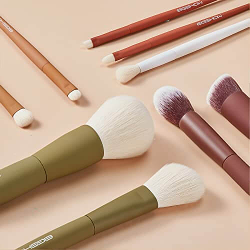 Sideshow Premium Makeup Brush Set - Foundation & Eyes