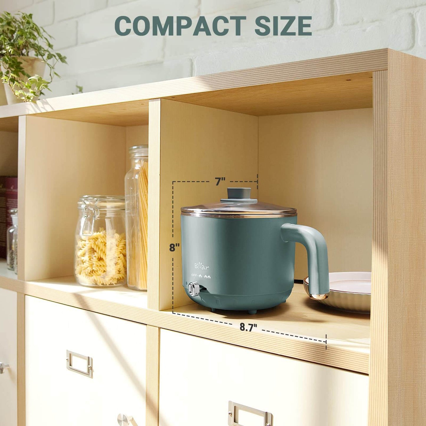 Smart Cooking Bear Electric Pot with Boil-Dry Protection
