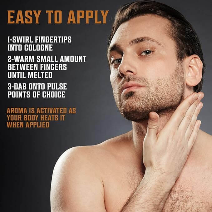 Solid Cologne for Men Viking Vibes 4-Pack Gift Set