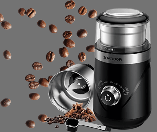 Stainless Steel Electric Coffee & Spice Grinder 