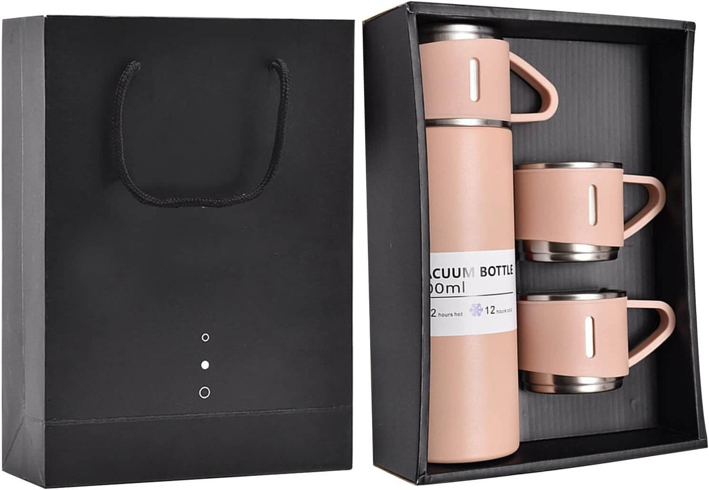 Stainless Steel Vacuum Flask Set - Insulated Thermos