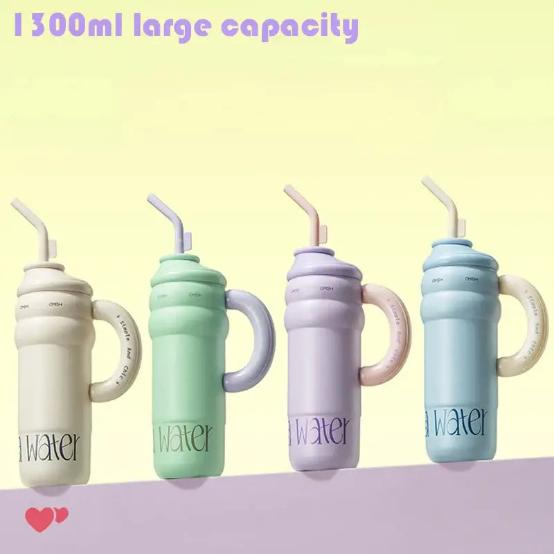 Steel Shield Leakproof Double-Walled Tumbler with Straw