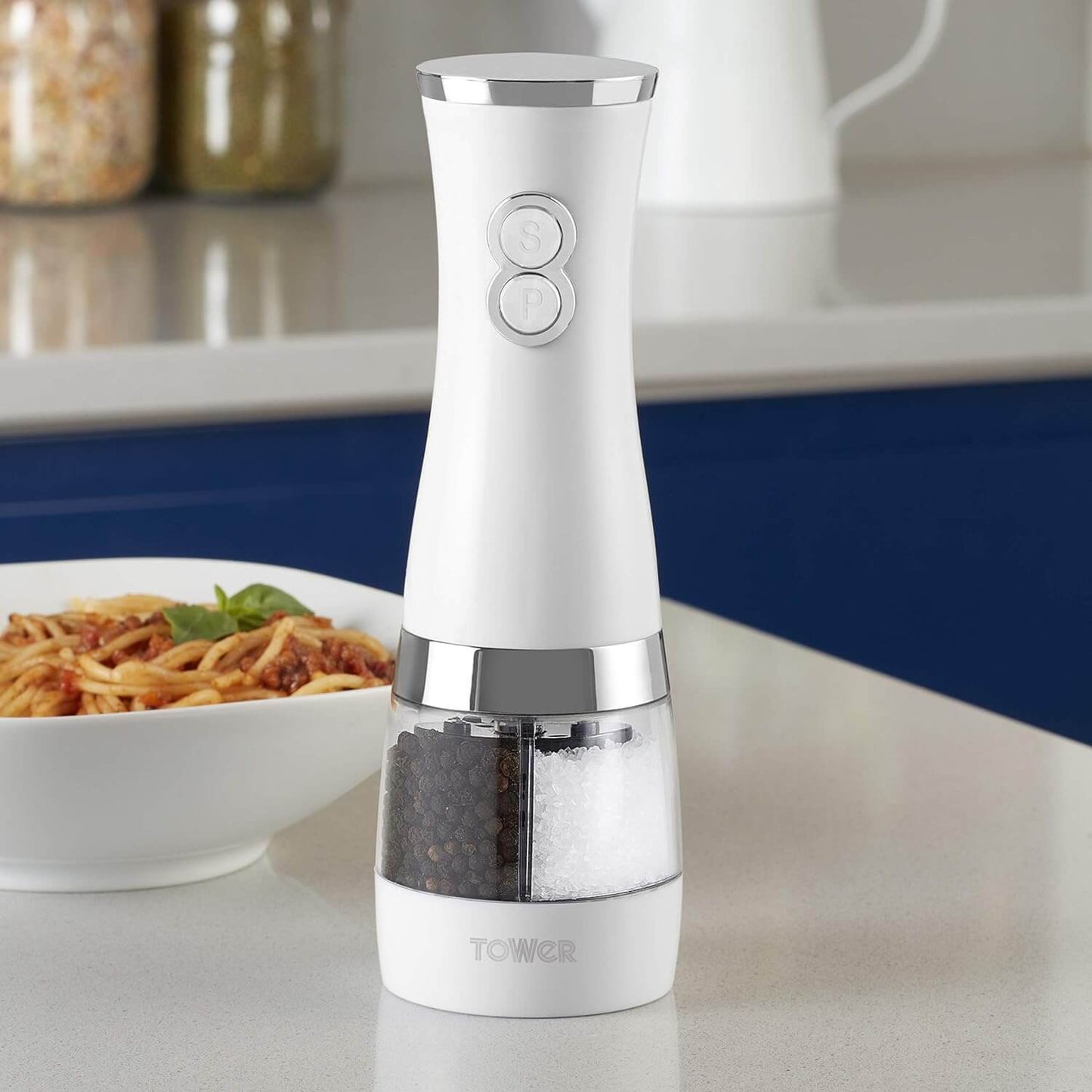 Tower Duo Electric Salt & Pepper Mill Grinder