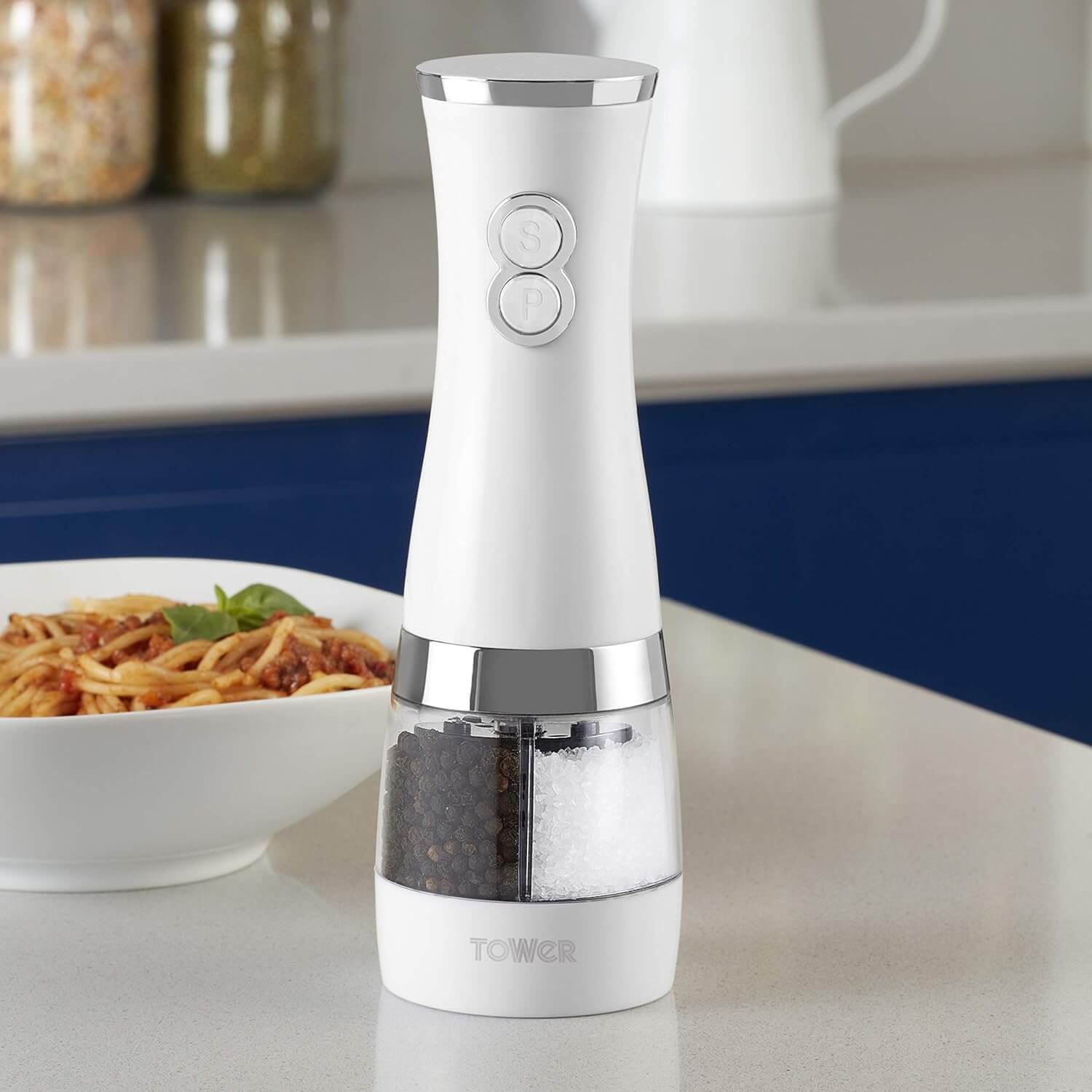 Tower Duo Electric Salt & Pepper Mill Grinder