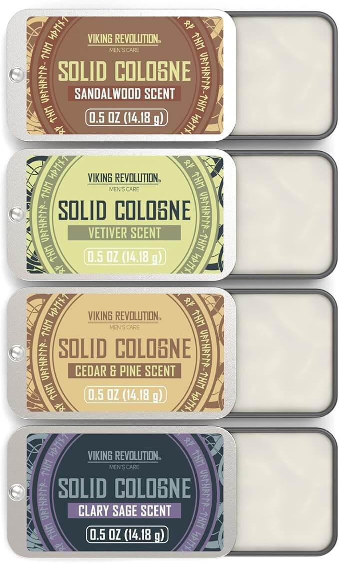 Viking Vibes: Men’s 4-Pack Solid Cologne Collection