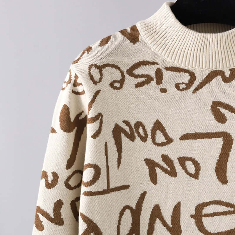 Warm Chic Straight Knit Sweater Dress for Women