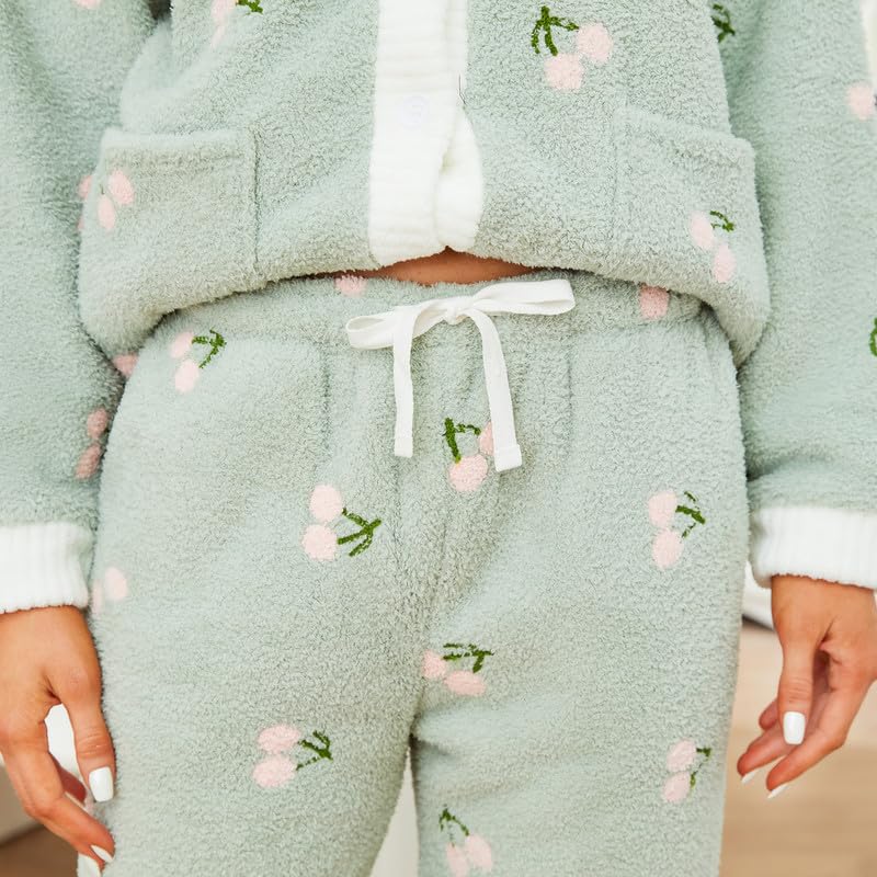Warm & Fuzzy: Soft Plush 2-Piece Pajamas