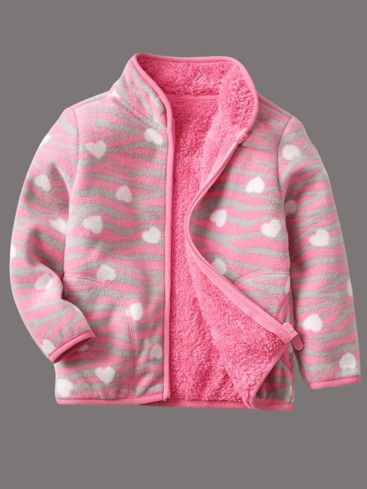 Winter Snuggles Adorable Soft Fleece Jacket