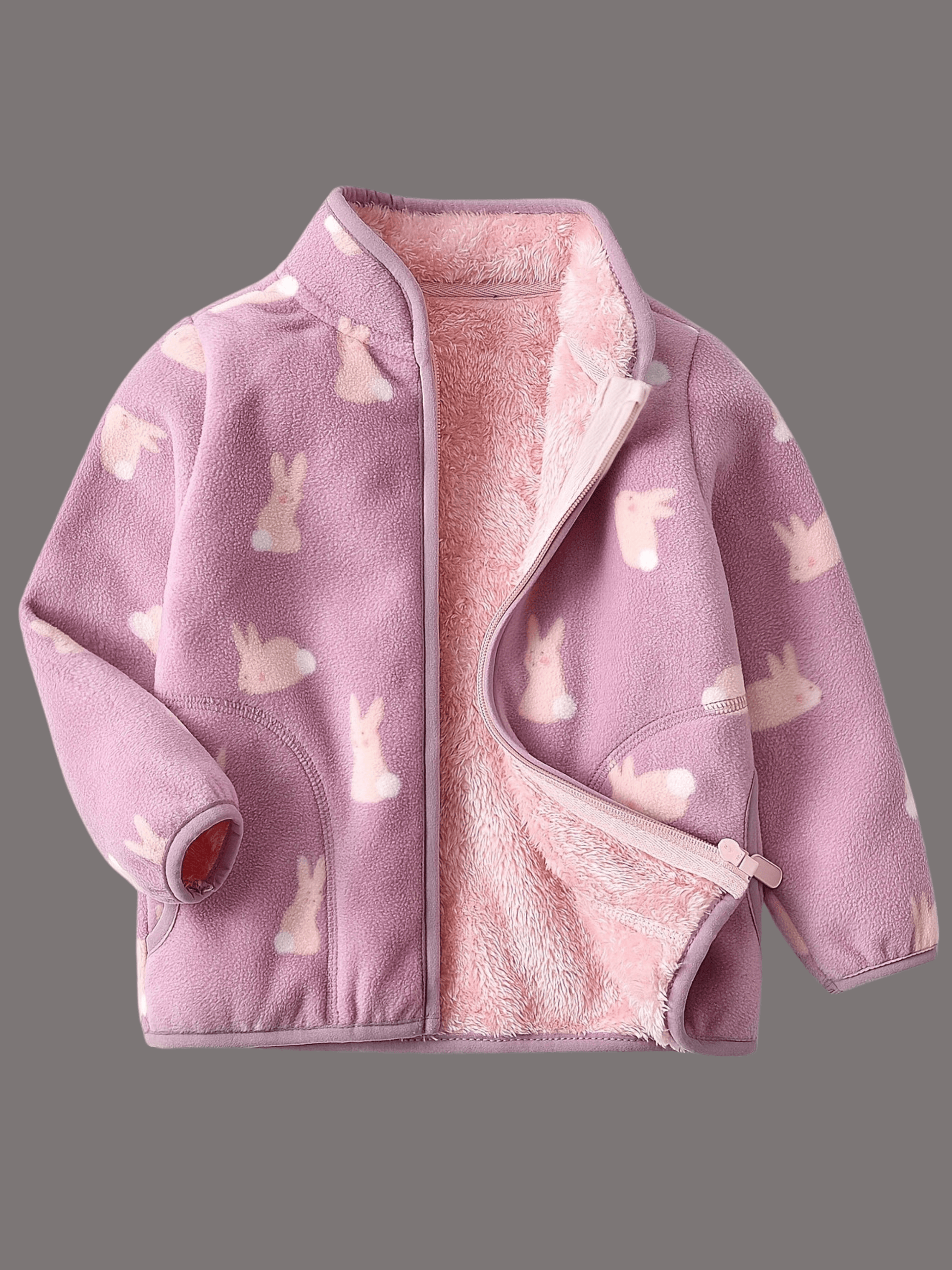 Winter Snuggles Adorable Soft Fleece Jacket