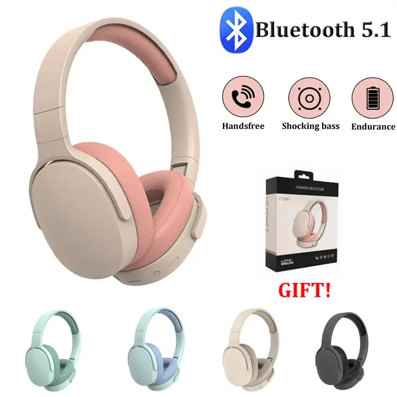 Wireless Bluetooth 5.0 Foldable Sport Headphones