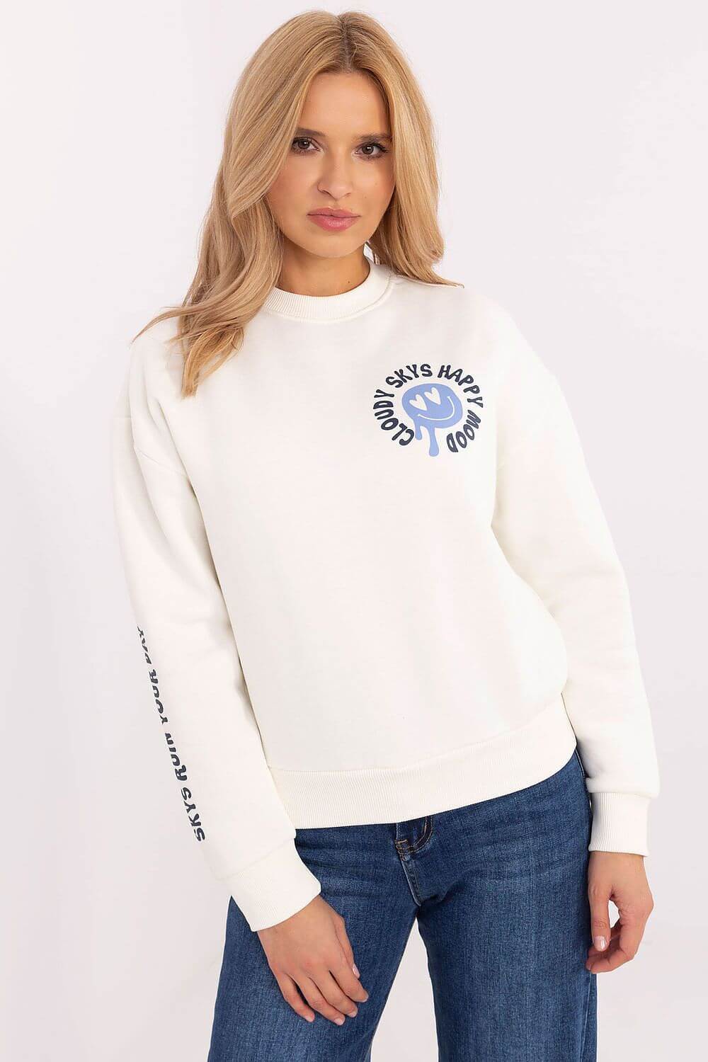 Women Oversized Fleece Pullover Sweatshirt Casual Top