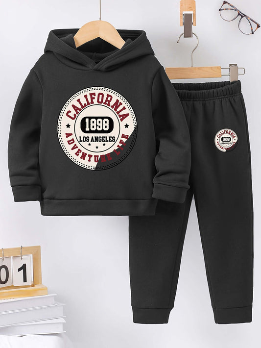 California Adventure Fleece Hoodie & Pants Set