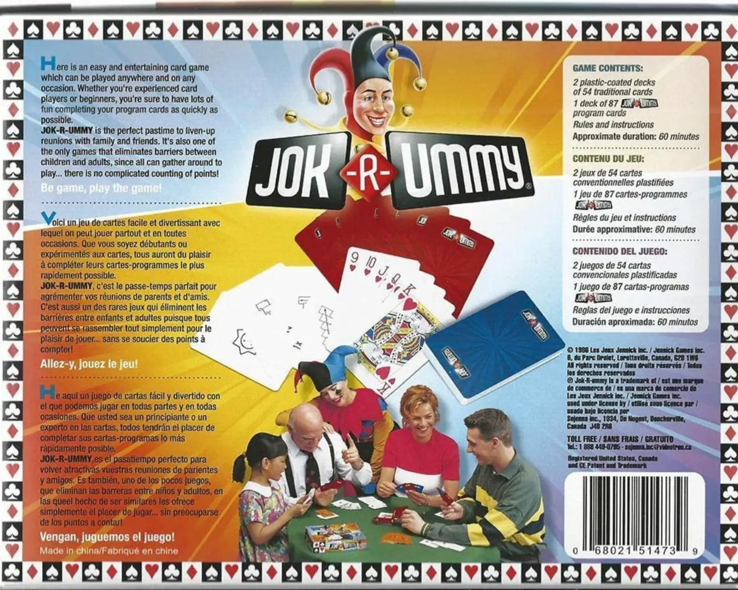 Gladius JOK-R-Ummy Card Games for Kids & Family