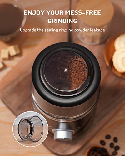 SHARDOR Stainless Steel Electric Adjustable Coffee & Spice Grinder with Removable Bowl | GreenLifeHuman Emporium