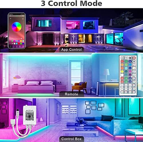 LED Decoration Smart Color Changing Rope Light Strips with Bluetooth Controller Sync to Music | GreenLifeHuman Emporium