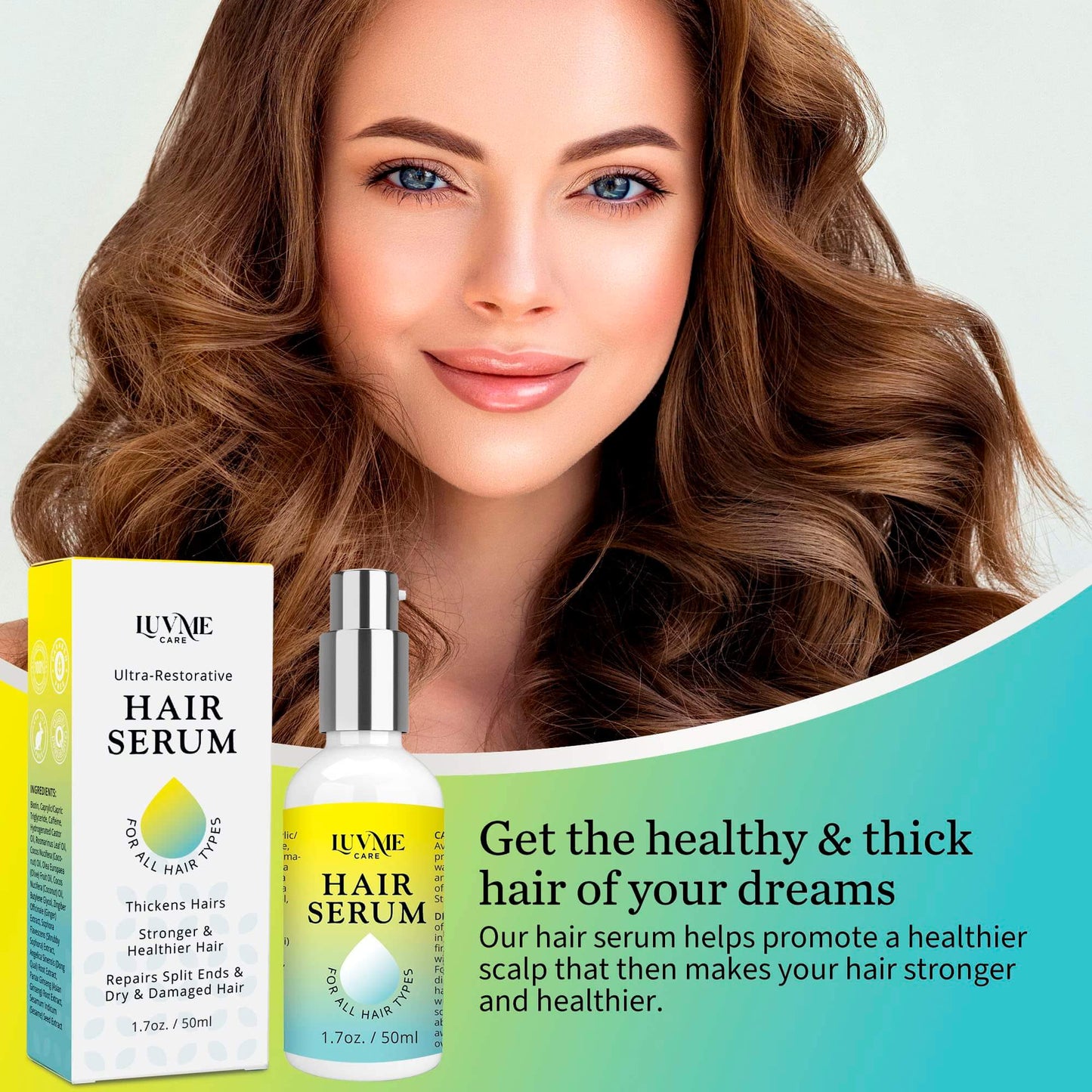 Hair Growth Boost Biotin & Castor Oil Serum 50ml