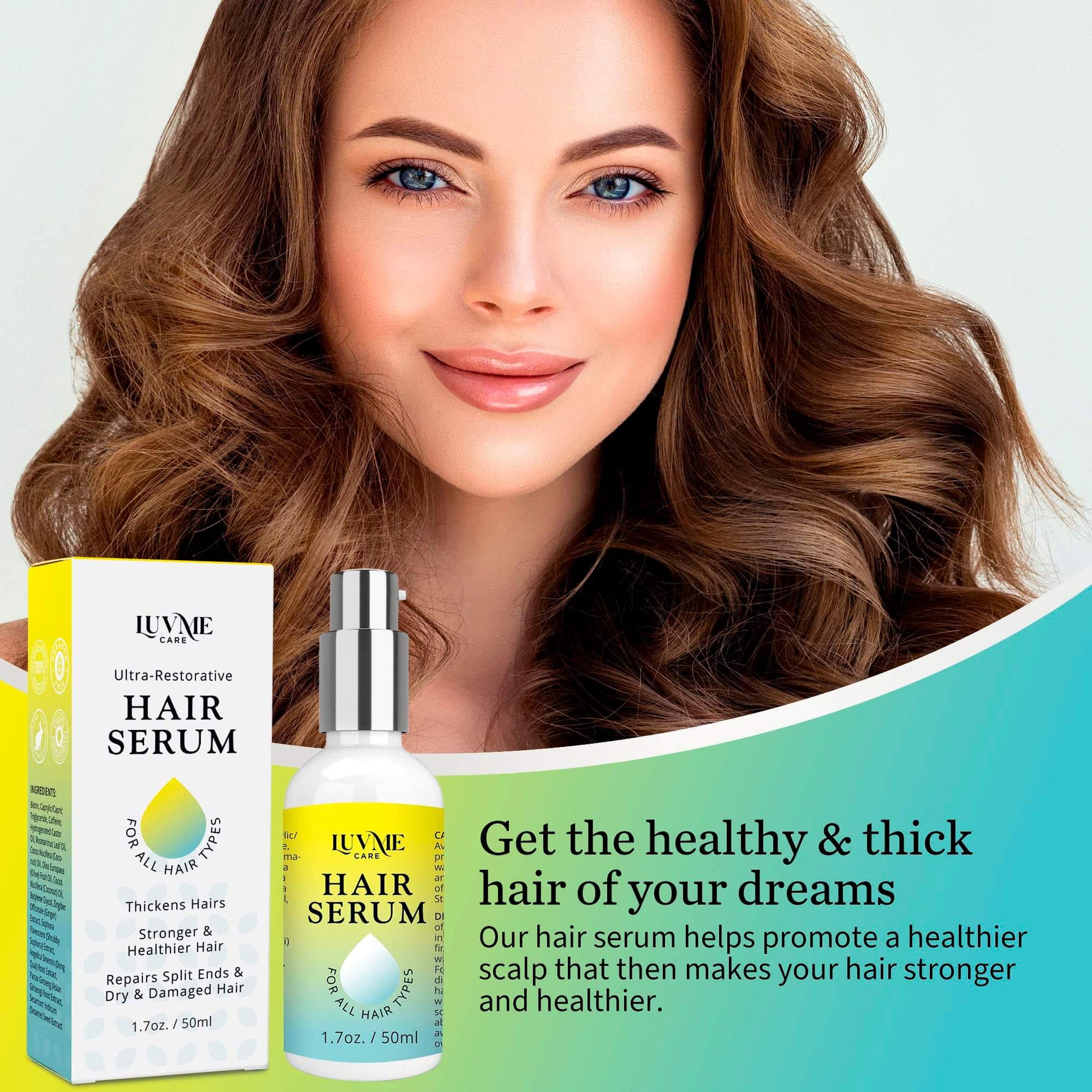 Hair Growth Boost Biotin & Castor Oil Serum 50ml
