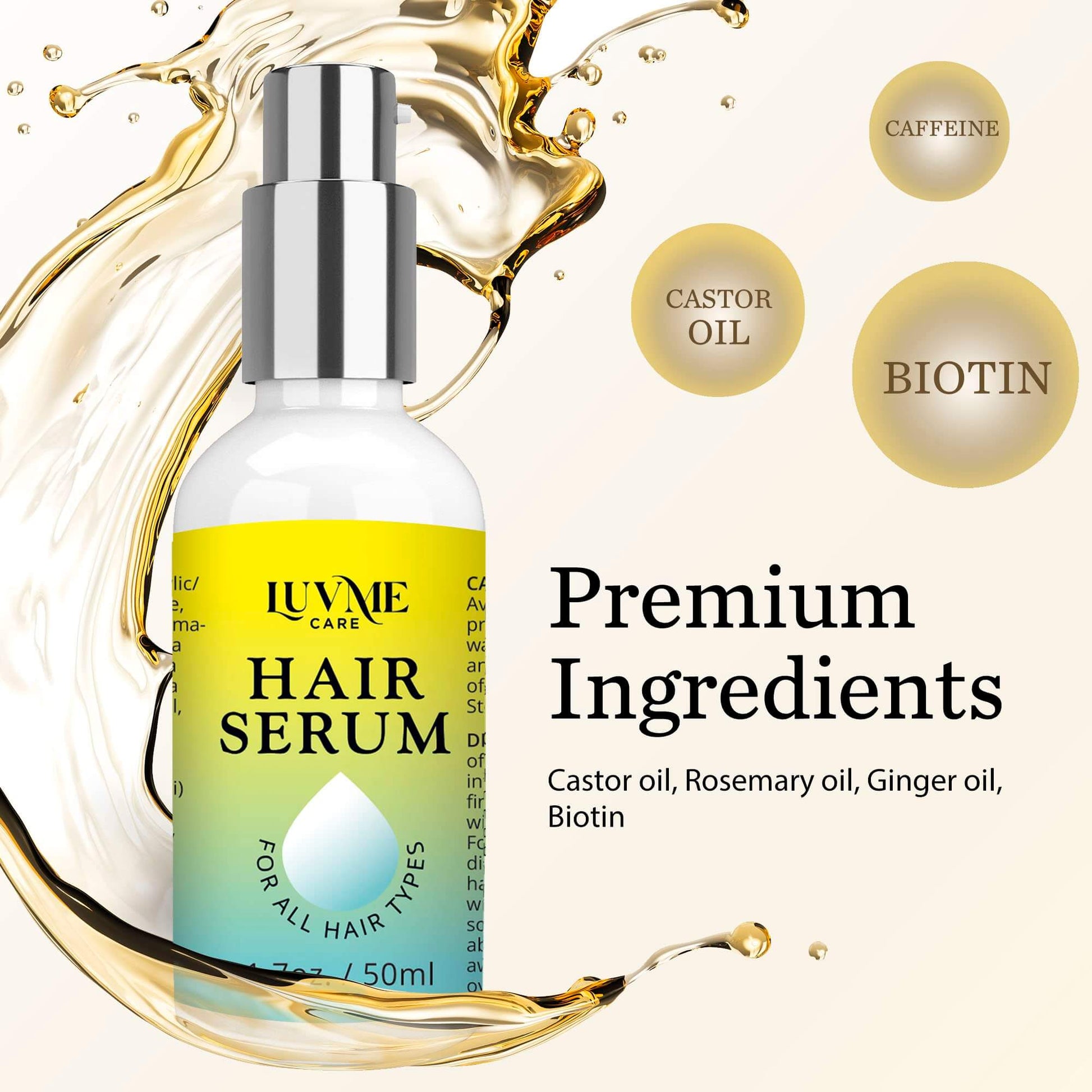 Hair Growth Boost Biotin & Castor Oil Serum 50ml