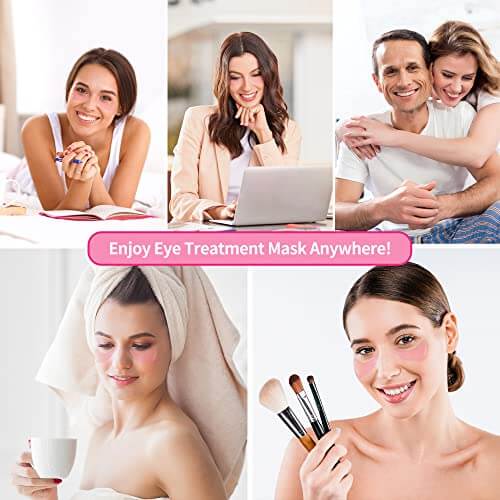 Hydrating Rose Eye Mask - Under Eye Patches 60 Pcs