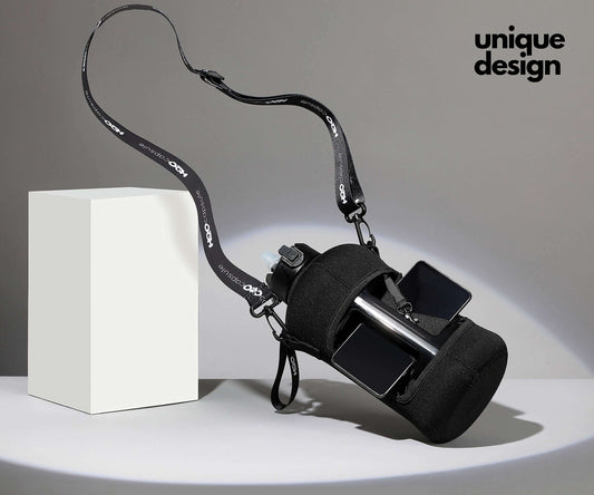 Large 2.2L Sports Water Bottle with Covered Straw Lid