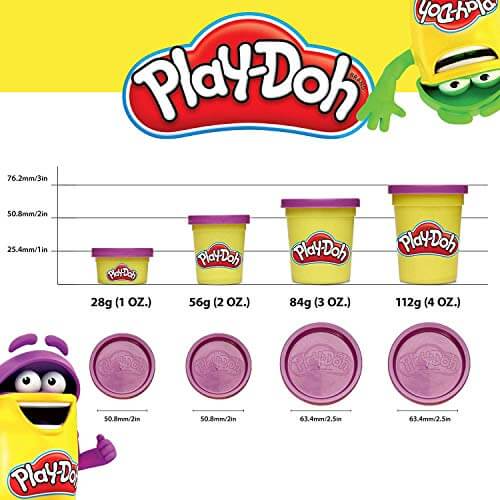 Play-Doh Rainbow 8-Pack - Non Toxic Modeling Clay for Kids