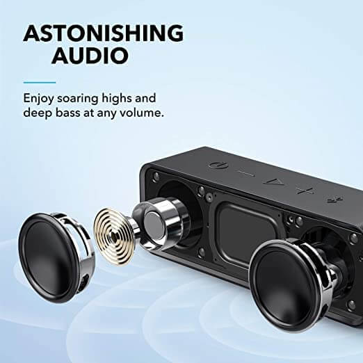 Portable Wireless Bluetooth Speaker - Waterproof 24H Battery