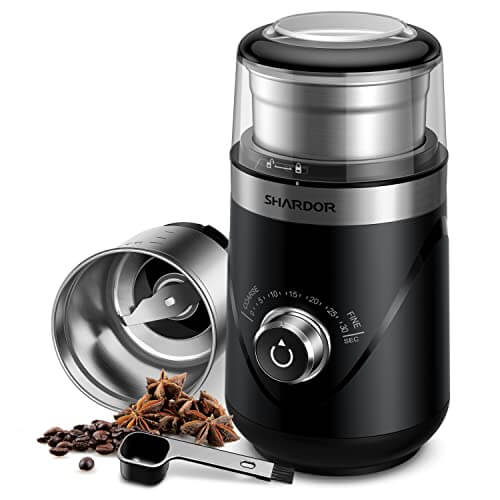 Stainless Steel Electric Coffee & Spice Grinder 