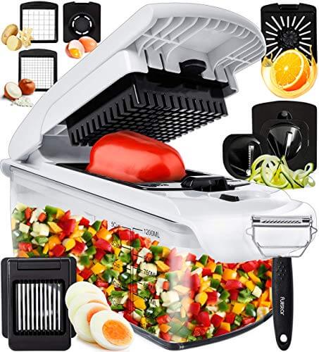 Vegetable Cutter & Slicer 9-in-1 Spiralizer Chopper
