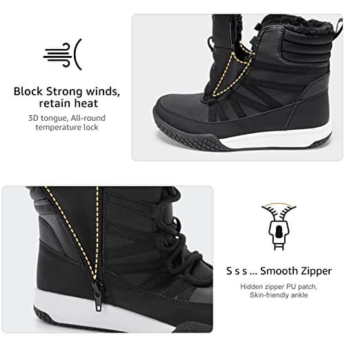 Winter Ease Cozy Zip-Up Ankle Boots for Women
